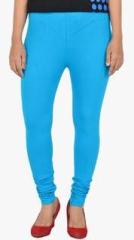 Penperry Blue Solid Legging women