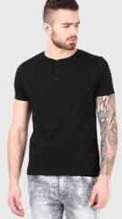 Phosphorus Black Henley T Shirt men