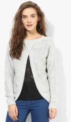 Alia Bhatt For Jabong Knit Split Wool Sweater women