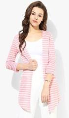 Bossini Peach Striped Shrug women