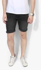 Burton Black Washed Regular Fit Shorts men