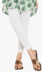 Globus White Solid Legging women