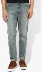 Incult Blue Mid Rise Narrow Fit Jeans men