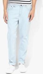 Incult Light Blue Mid Rise Narrow Fit Jeans men