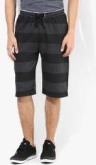 Proline Charcoal Grey Striped Shorts men