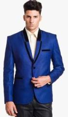 Wintage Solid Blue Blazer men