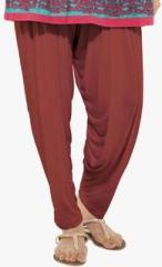 Go Colors Rust Solid Salwar women