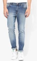 Incult Light Blue Low Rise Skinny Fit Jeans men