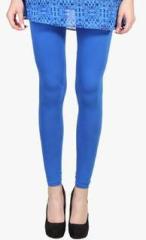 Panit Blue Solid Leggings women