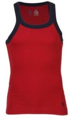 U S Polo Assn Red Round Neck Vest men