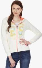 As Original By American Swan Peach Printed Hoodie women