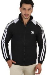 Dazzgear Solid Black Track Jacket men