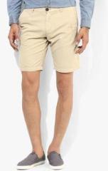 Tagd New York Beige Solid Shorts men