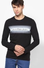 Calvin Klein Jeans Dark Grey Round Neck T Shirt men