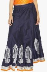 Globus Blue Printed Skirt women