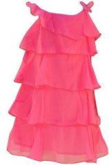 Nauti Nati Solid Pink Dresses girls