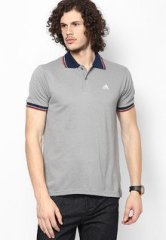 Adidas Grey Training Polo T Shirt men