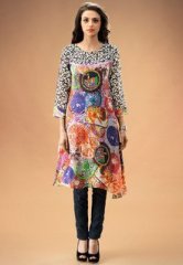 Admyrin Multi Color Printed Kurti women