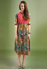 Admyrin Printed Multi Color Dress women