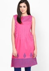 Akyra Pink Printed Tunic women