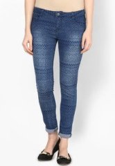 Alia Bhatt For Jabong Azxtec Printed High Stretchable Denim women