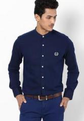 Allen Solly Navy Blue Full Sleeves Casual Shirts men