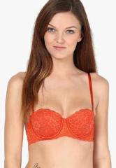 Amante Orange Bra women