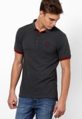 Andrew Hill Anthra Marl Small Polo T Shirt men