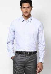 Andrew Hill Blue Formal Shirt men