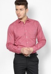 Andrew Hill Red Filafil Full Sleeve Formal Shirt men