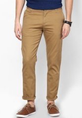 Andrew Hill Slim Fit Khaki Formal Trouser men