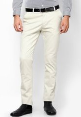 Andrew Hill Slim Fit Stone Formal Trouser men