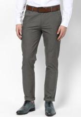 Atorse Solid Dark Grey Chinos men