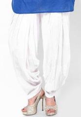 Aurelia White Solid Salwar women