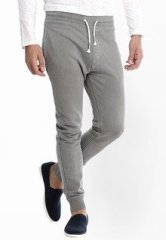 Basics Life Solid Grey Track Pant men