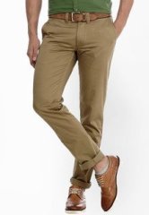 Basics Life Solid Khaki Chinos men