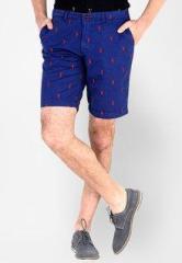 Basics Life Solid Navy Blue Shorts men