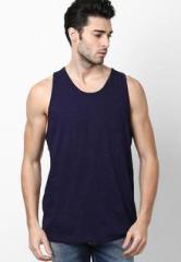 Bellfield Navy Nep Round Neck Vest men