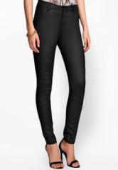 Boohoo Lara Black Coated Skinny Jeans women