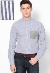 Burton Blue Casual Shirt men