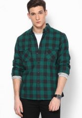 Burton Green Casual Shirt men