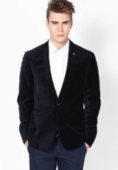 Burton Navy Blue Jacket & Blazer men