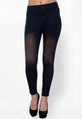 Camino Blue Solid Legging women