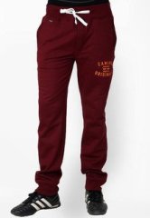 Camino Solid Wine Track Pant men