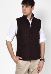 Canary London Maroon Waist Coat men