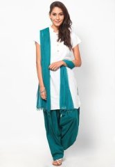 Castle Blue Bottom And Dupatta women