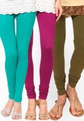 Castle Multi Color Solid Legging women