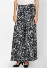 Castle Printed Black Plazzo women