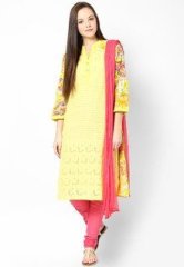 Castle Solid Peach Bottom And Dupatta women