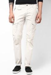 Celio Solid Beige Cargo men